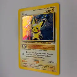 HOLO PICHU 12/111 NEO GENESIS UNLIMITED MP POKEMON - Image 4