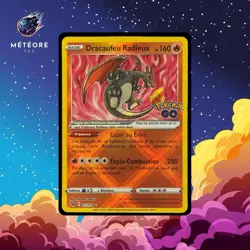 Carte Pokemon Dracaufeu Radieux 011/078 Pokemon Go Francaise Neuve - Image 1