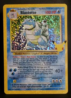 Pokemon TCG Blastoise 2/102 Holo Bleed Celebrations: Classic Collection Holo NM - Image 1