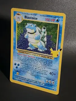 Pokemon TCG Blastoise 2/102 Holo Bleed Celebrations: Classic Collection Holo NM - Image 5