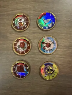 1999 VINTAGE POKEMON BATTLING COIN GAME LOT OF 53 COINS NO DUPLICATES - Image 4