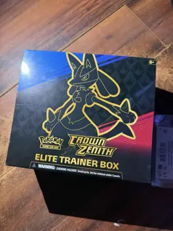 Pokemon 2023 TCG Crown Zenith Elite Trainer Box Factory Sealed 820650851476 - Image 1