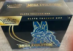 Pokemon MEGA Evolution Lucario - ETB - Elite Trainer Box NEW FACTORY SEALED BOX - Image 2