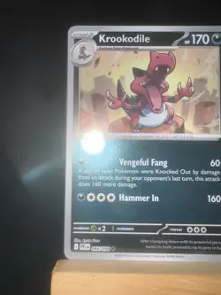 KROOKODILE 066/094 Phantasmal Flames Nm Reverse Holo Uncommon Pokemon TCG Card - Image 5