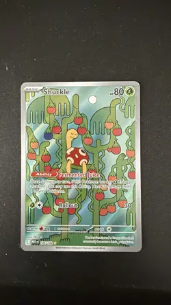 Shuckle 136/132 NM - Illustration Rare Holo - 2025 TCG Pokemon Mega Evolution - Image 1