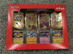 Set of 2 Sam’s Club Pokemon Scarlet & Violet 151 Mini Tin 4-Packs - 8 Tins Total - Image 4