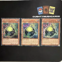 YUGIOH KURIBANDIT SECRET RARE DRLG-EN002 MIXED EDITIONS X3 - Image 1