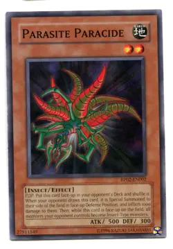 Yu-Gi-Oh! Parasite Paracide Super Rare englisch RP02-EN002 Parasiten Parazid - Image 1