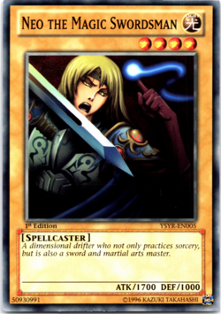 Neo the Magic Swordsman - YSYR-EN005 - Common - 1st Edition Yugioh - Image 1