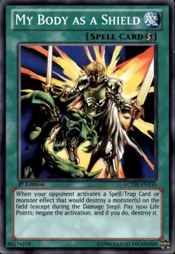 My Body as a Shield EU 1st Ed Common LCYW-EN135 Yu-Gi-Oh! - Image 1