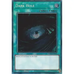 Yu-Gi-Oh Dark Hole MP25-EN130 Prismatic Secret Rare 1st Edition - Image 1