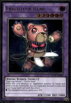 Frightfur Bear EU 1st Ed Ultimate Rare NECH-EN046 Yu-Gi-Oh! - Image 1