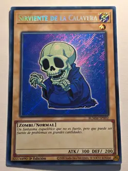 Skull Servant●YUGIOH●BLMM●SECRET RARE●SPANISH●NM●E668 - Image 1