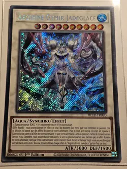 Icejade Gymir Aegirine●YUGIOH●BLTR●FRENCH●SECRET RARE●1st●NM●34124 - Image 1