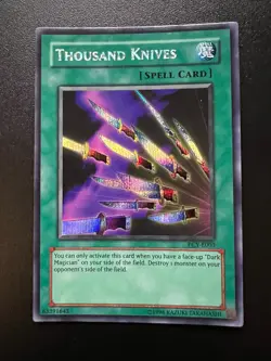 Thousand Knives PCY-E003 Prismatic Secret Rare Game Promo MINT Yugioh - Image 1