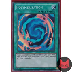 Yugioh Polymerization LCJW-EN059 Super Rare 1st Edition NM - Image 1