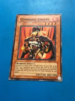 YUGIOH Super Rare Command Knight DB2-EN114 - Image 1