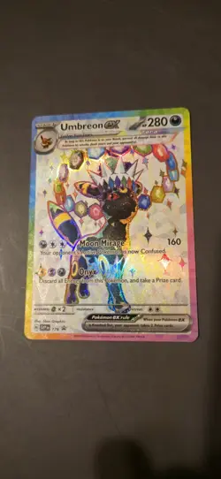 UMBREON AND ESPEON EX PRISMATIC EVOLUTIONS 175 & 176 PROMO CARDS - Image 3