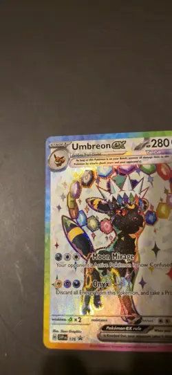 UMBREON AND ESPEON EX PRISMATIC EVOLUTIONS 175 & 176 PROMO CARDS - Image 4