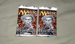 (2) MTG: WEATHERLIGHT Sealed Booster Packs (15 Cards Each) Magic the Gathering - Image 2