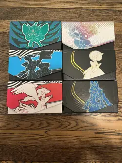 Pokemon Card 6x Empty ETBs Lot. Black, White, Prismatic, Twilight, Mega’s - Image 1