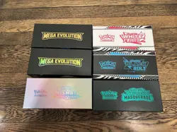 Pokemon Card 6x Empty ETBs Lot. Black, White, Prismatic, Twilight, Mega’s - Image 3
