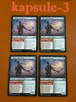 4x Callous Sell-Sword & Burn Together | Wilds of Eldraine | MTG Magic Cards - Image 1