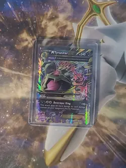 Pokemon TCG Mega M Tyranitar EX Holo Ultra Rare Card Ancient Origins 43/98 - Image 1