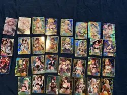 Bundle Lot of 31 Doujin Waifu Anime Cards Goddess Story - Image 1