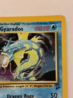 Pokemon TCG Gyarados Base Set 2 Holo Unlimited Rare Card 7/130 LP Condition - Image 5