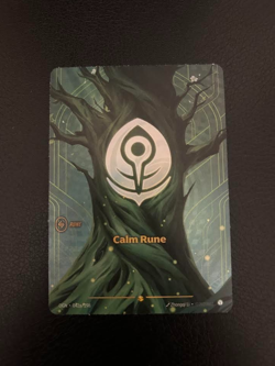 Riftbound TCG - Calm Rune Card - League of Legends Single - UK Seller - Image 1