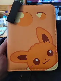 COLTUM Eevee Pokemon Card Binder 3 Ringed, 4 Pockets - Image 1