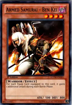 Yugioh 1996 Armed Samurai Ben Kei 1st Edition Card 1D70 - Image 1