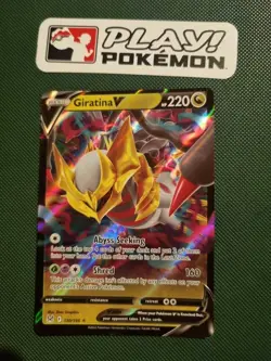 Pokemon Giratina v TCG Card Lost Origin Half Art Rare, 130/196 - Image 1