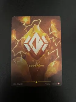 Riftbound TCG - Body Rune Card - League of Legends Single - UK Seller - Image 1