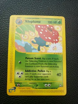 Vileplume Aquapolis 43/147 Rare Regular Pokemon Card NM - Image 1