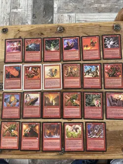 29 X Direct Damage Red Cards , Incl Fireball, Incinerate. (1of Each) MTG - Image 1