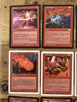 29 X Direct Damage Red Cards , Incl Fireball, Incinerate. (1of Each) MTG - Image 2