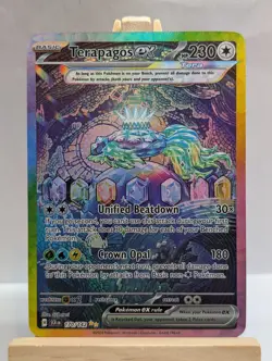 Custom Fan Art Terapagos EX Tera High Quality Custom Card Foil Finish - Image 1