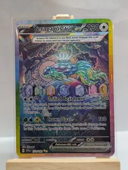 Custom Fan Art Terapagos EX Tera High Quality Custom Card Foil Finish - Image 2