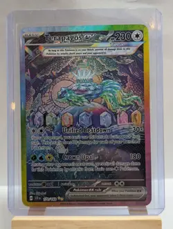 Custom Fan Art Terapagos EX Tera High Quality Custom Card Foil Finish - Image 3