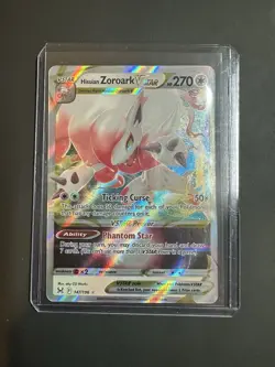 Hisuian Zoroark VSTAR 147/196 Ultra Rare Lost Origin Pokemon Card NEAR MINT NM - Image 1