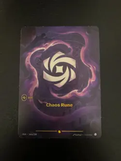 Riftbound TCG - Chaos Rune Card - League of Legends Single - UK Seller - Image 1