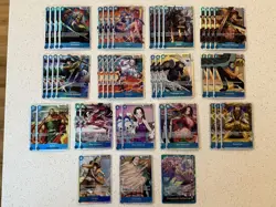HUGE One Piece TCG x 245 Card SR Leader Lot! OP1-OP13 All Cards Shown NM English - Image 3