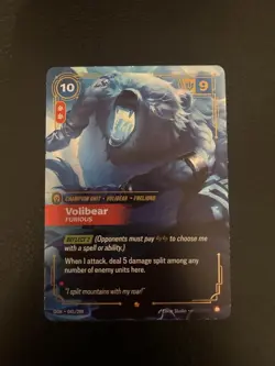 Riftbound TCG - Volibear Furious Card - League of Legends Single - UK Seller - Image 1