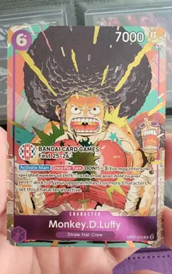 Monkey.D.Luffy (BANDAI Card Games Fest 25-26) OP07-073 One Piece Promotion Cards - Image 3