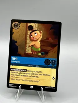 Disney Lorcana Shimmering Skies Tipo Growing Son 157/204 Cold Foil Uncommon Card - Image 1
