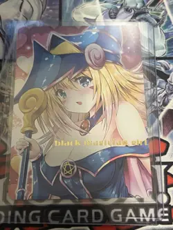 Dark Magician Girl Sexy DMG Dungeon Dice Monsters Waifu Card Holo Anime Yugioh - Image 1