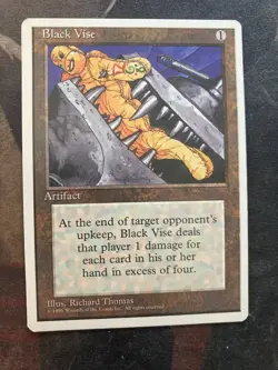 *** 4th EDITION Black Vise NM-Mint *** DUTY FREE MtG Magic - Image 1