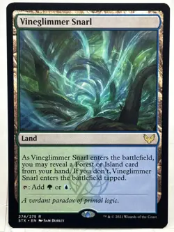 Vineglimmer Snarl NM/M* Strixhaven ENGLISH 274/275 mtg -UnltdCards - Image 1